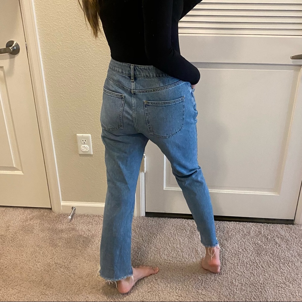 SOLD Pacsun mom jean raw asymmetrical hem - Picture 10 of 11